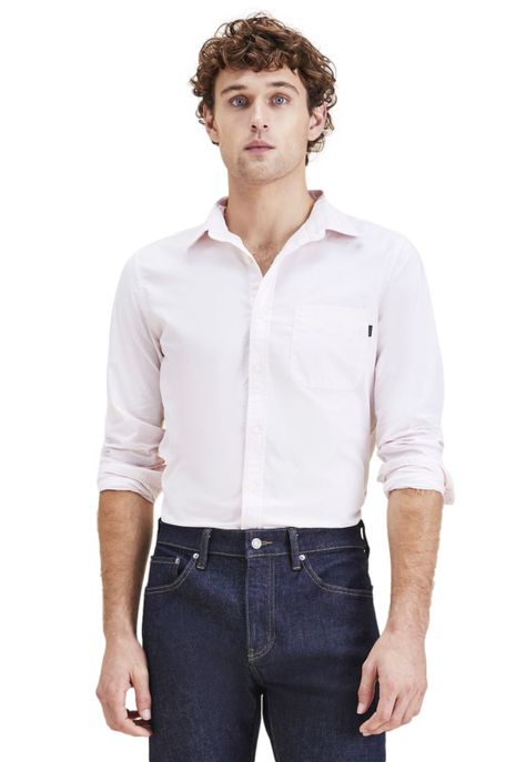 Camisa Hombre Original Woven Regular Fit Rosa-0