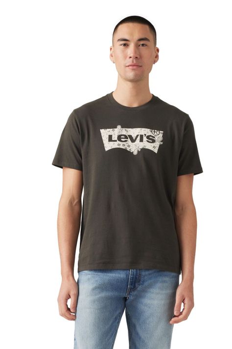 Polera Hombre Graphic Crewneck Tee Negro Levis 22491-1656-0