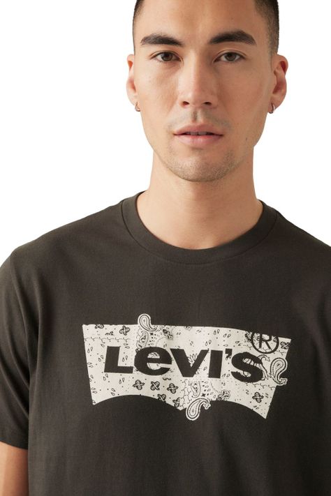 Polera Hombre Graphic Crewneck Tee Negro Levis 22491-1656-3