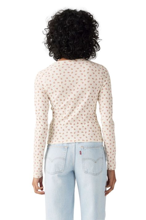 Polera Mujer Dry Goods Pointelle Ls Blanco Levis 001I7-0002-1