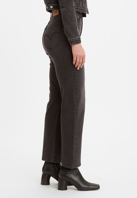 Jeans Mujer Ribcage Straight Ankle Negro Levis 72693-0134-1