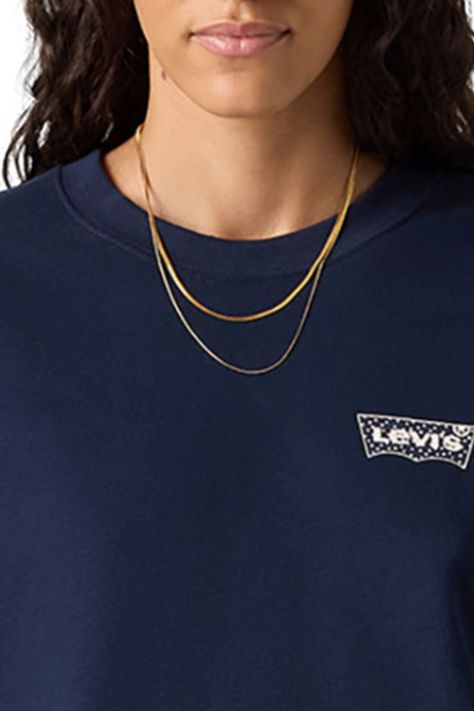 Polerón Mujer Gr Everyday Crew Azul Levis A8800-0049-2