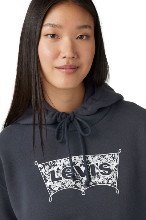 Polerón Mujer Graphic Everyday Hoodie Azul Levis A8801-0028-3