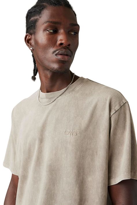 Polera Hombre Red Tab Vintage Tee Gris Levis A0637-0134-3