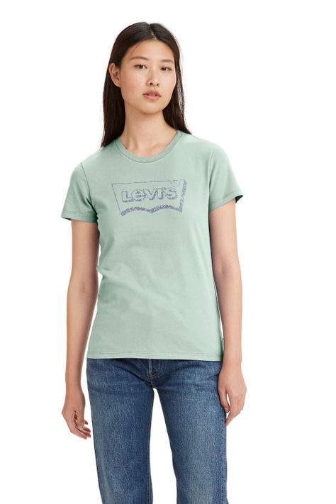 Polera Mujer Regular Fit Lisa Verde Levis 17369-2496-0