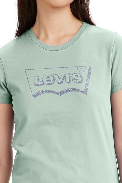 Polera Mujer Regular Fit Lisa Verde Levis 17369-2496-2