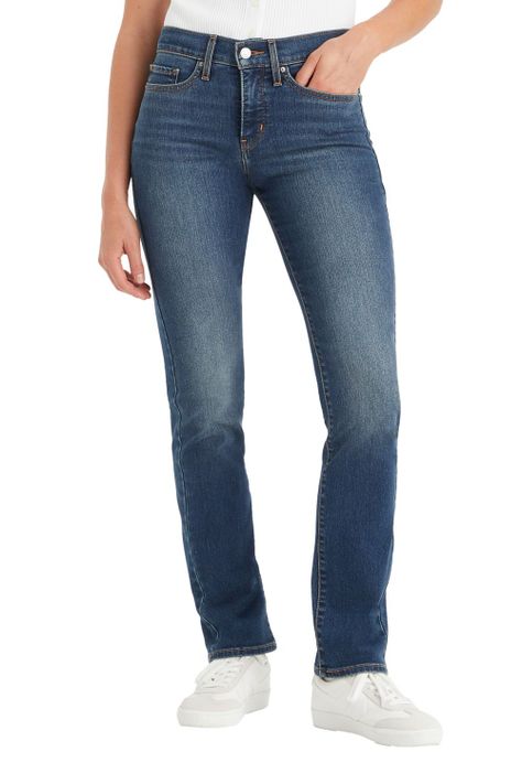 Jeans Mujer 314 Shaping Straight Azul Levis 19631-0203-0