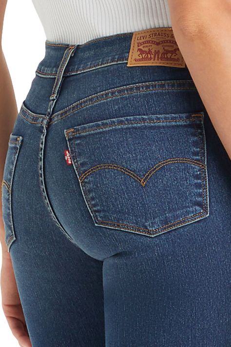 Jeans Mujer 314 Shaping Straight Azul Levis 19631-0203-3