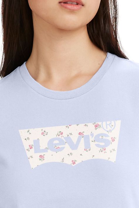 Polera Mujer Regular Fit Lisa Azul Levis 17369-2504-2