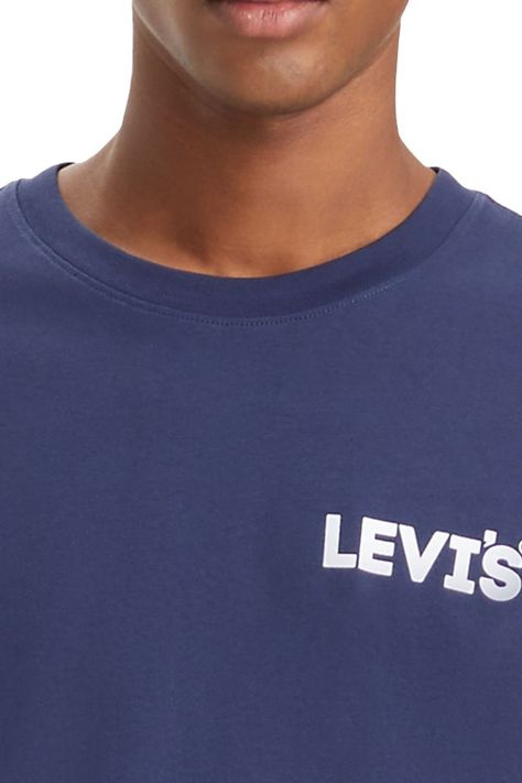Polera Hombre Ss Relaxed Fit Tee Azul Levis 16143-1343-2