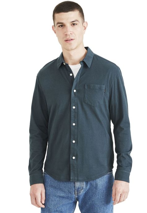Camisa Hombre Knit Button Up Regular Fit Magical Forest-0