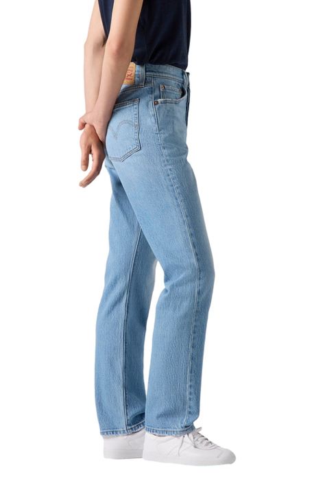 Jeans Mujer 501 Celeste Levis 12501-0568-1