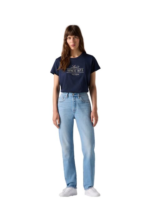 Jeans Mujer 501 Celeste Levis 12501-0568-3