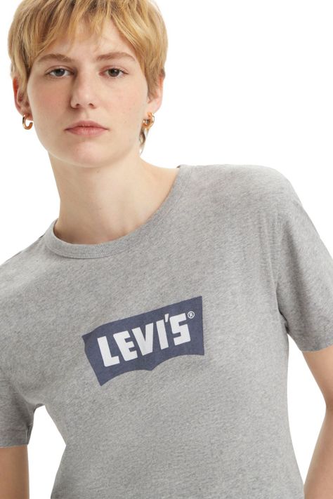 Polera Mujer Regular Fit Gris Levis A8802-0001-3