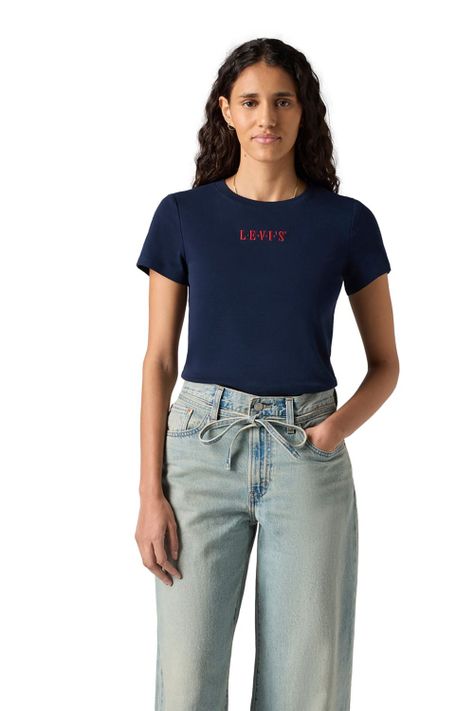 Polera Mujer Gr Essential Tee Azul Levis 001MY-0003-0