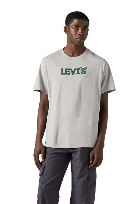 Polera Hombre Ss Relaxed Fit Tee Gris Levis 16143-1815-0