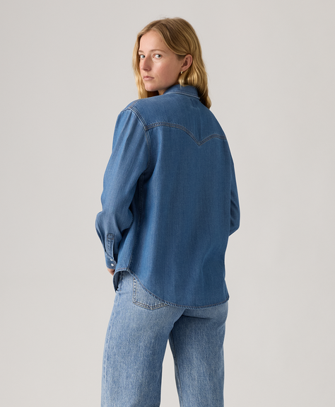 Camisa Mujer Teodora Western Azul Levis A7244-0075-3