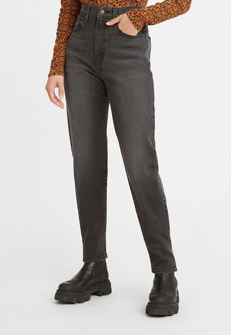 Jeans Mujer High-waisted Mom Negro Levis 26986-0015-0