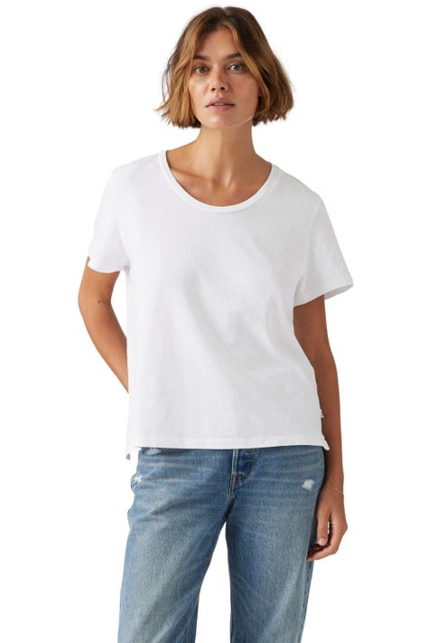 Polera Mujer Bridget Ss Tee Blanco Levis 001HG-0001-0