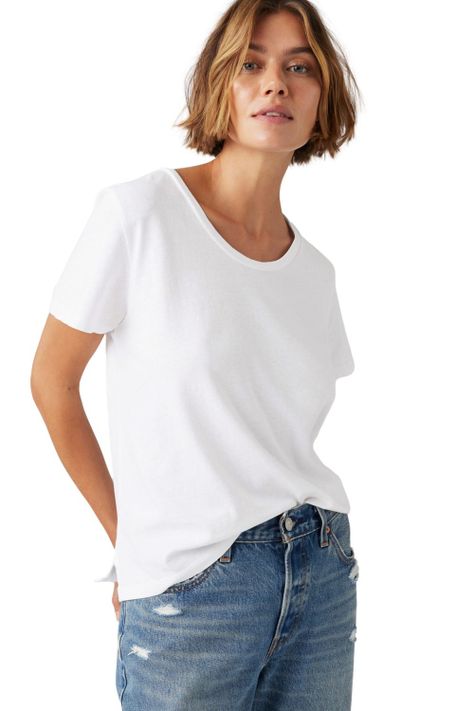 Polera Mujer Bridget Ss Tee Blanco Levis 001HG-0001-2