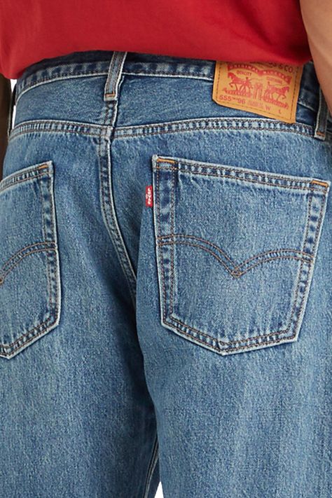 Jeans Hombre 555 '96 Relaxed Straight Azul Levis A7223-0002-3
