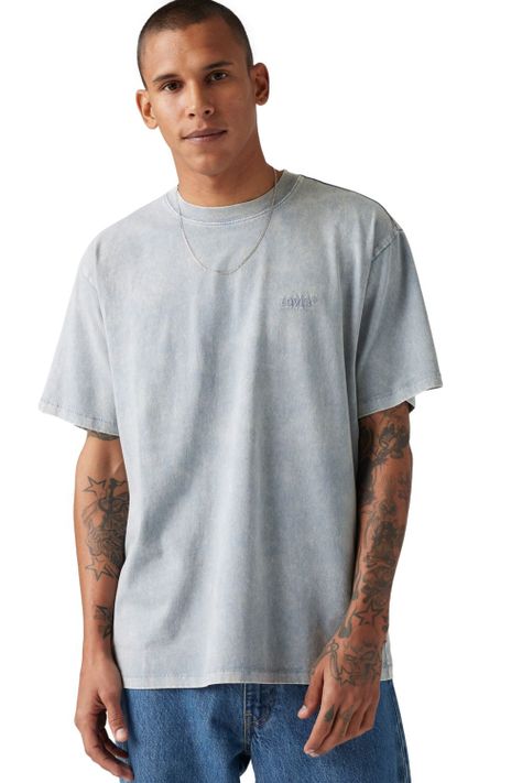 Polera Hombre Red Tab Vintage Tee Gris Levis A0637-0135-2