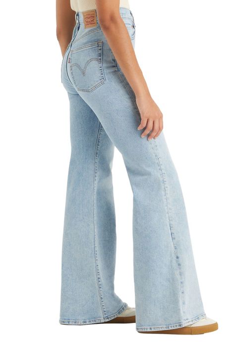 Jeans Mujer Ribcage Bells Celeste Levis A7503-0004-1