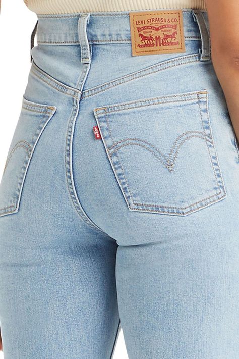 Jeans Mujer Ribcage Bells Celeste Levis A7503-0004-3