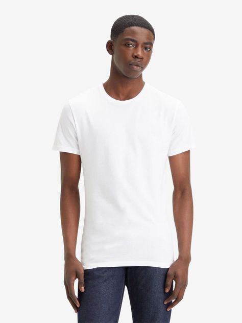 Polera Hombre 2 Pack Slim Blanco/Gris Levis 79541-0003-4