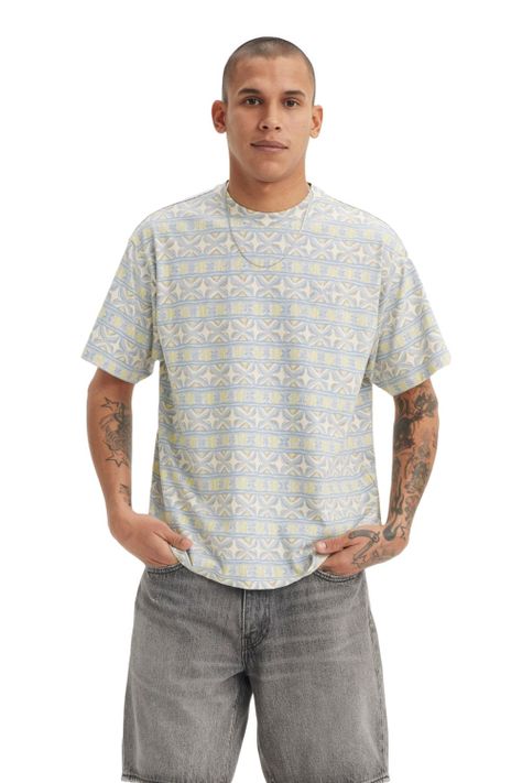 Polera Hombre Red Tab Vintage Tee Gris Levis A0637-0107-0