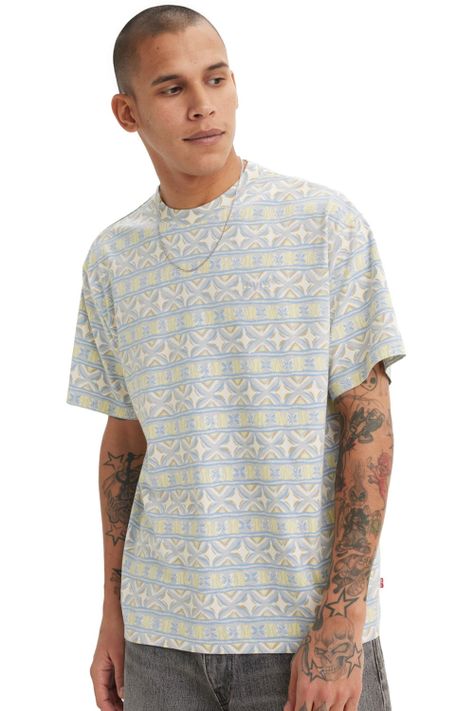 Polera Hombre Red Tab Vintage Tee Gris Levis A0637-0107-2