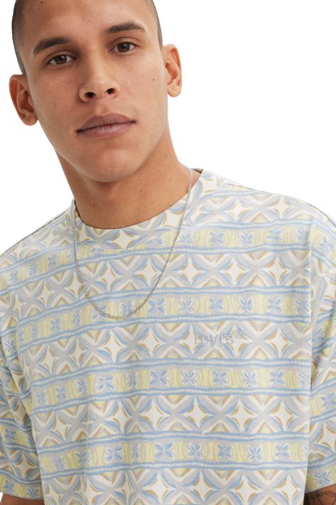 Polera Hombre Red Tab Vintage Tee Gris Levis A0637-0107-3