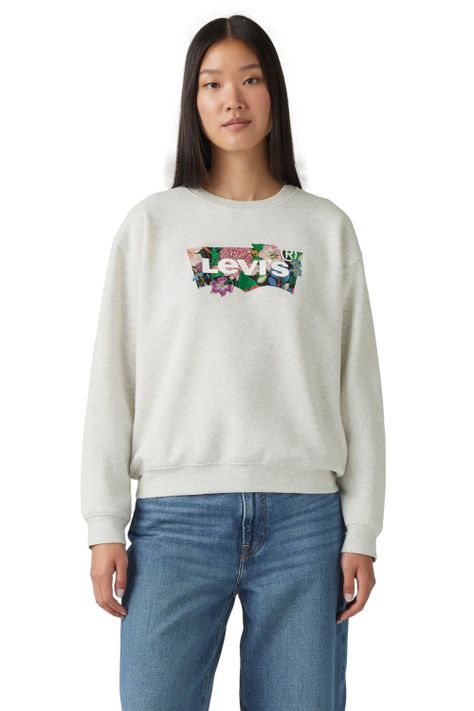 Polerón Mujer Gr Everyday Crew Blanco Levis A8800-0039-0