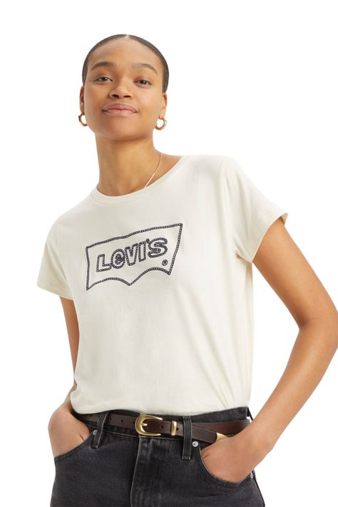 Polera Mujer Regular Fit beige Levis A8804-0018-2