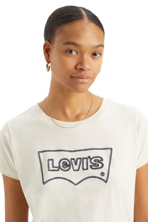 Polera Mujer Regular Fit beige Levis A8804-0018-3