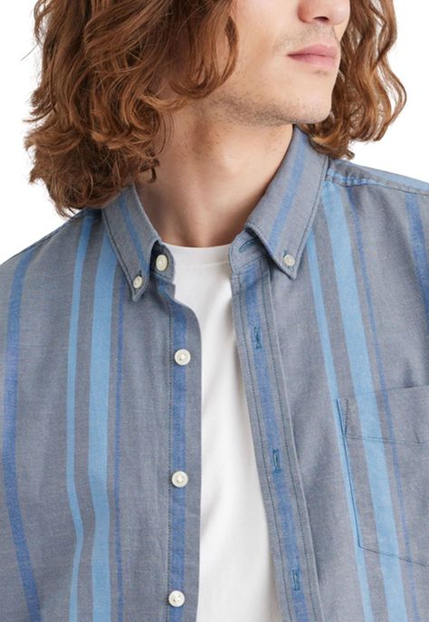 Camisa Hombre Oxford Regular Fit Indigo A3139-0037-2