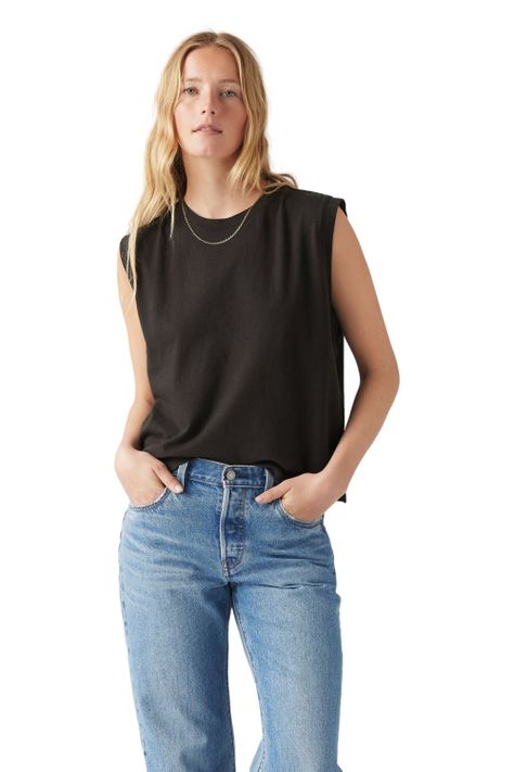 Polera Mujer Relaxed Fit Negro Levis A8794-0008-0