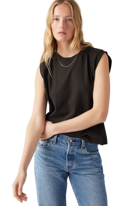 Polera Mujer Relaxed Fit Negro Levis A8794-0008-2