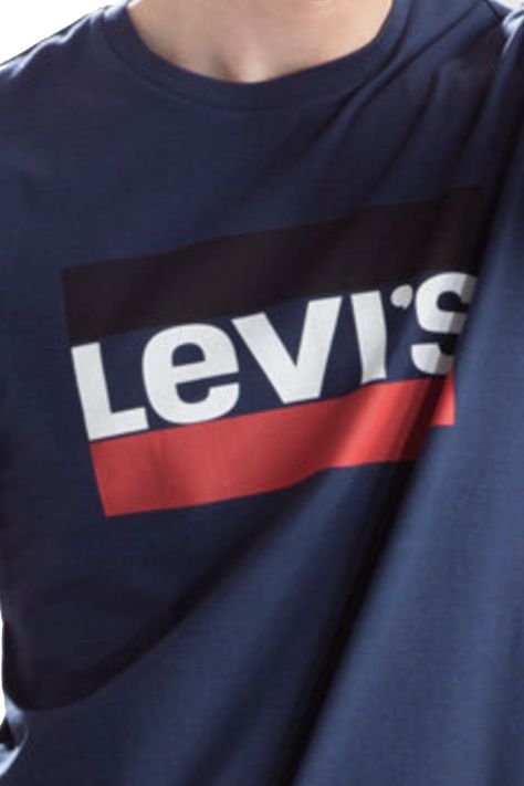 Polera Hombre Sportswear Logo Graphic Azul Levis 39636-0003-2