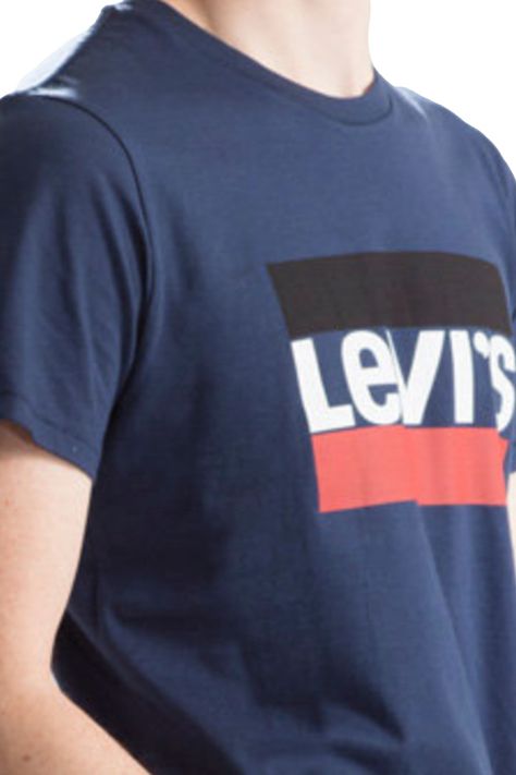 Polera Hombre Sportswear Logo Graphic Azul Levis 39636-0003-3