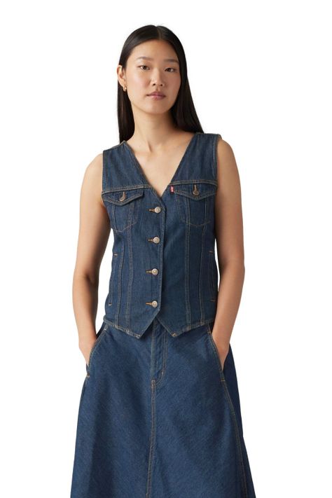 Chaqueta Mujer Loose Vest Azul Levis 001T9-0003-0