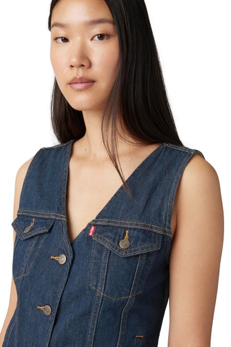 Chaqueta Mujer Loose Vest Azul Levis 001T9-0003-3