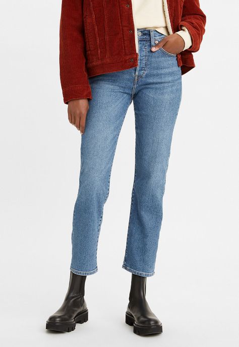 Jeans Mujer Wedgie Straight Azul Levis 34964-0130-0