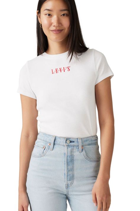 Polera Mujer Gr Essential Tee Blanco Levis 001MY-0000-3