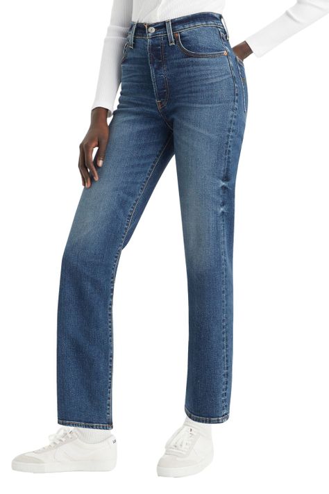 Jeans Mujer Ribcage Straight Ankle Azul Levis 72693-0206-0