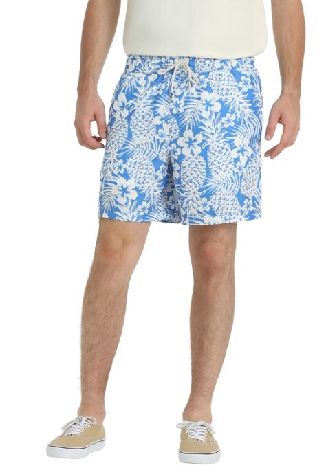 Traje de Baño Hombre Regular Fit Celeste Print D0209-0007-0