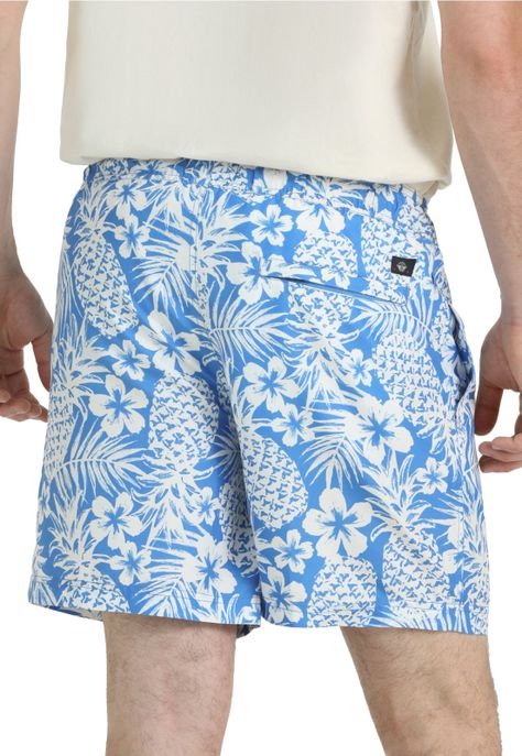 Traje de Baño Hombre Regular Fit Celeste Print D0209-0007-3