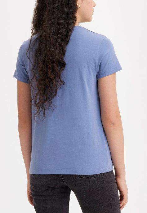 Polera Mujer Perfect Logo Porter Azul Levis 17369-2035-1