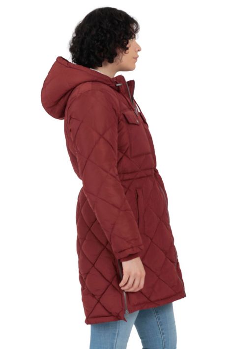Chaqueta Mujer Parka Burdeo Chiporro Levis 59544-0171-1