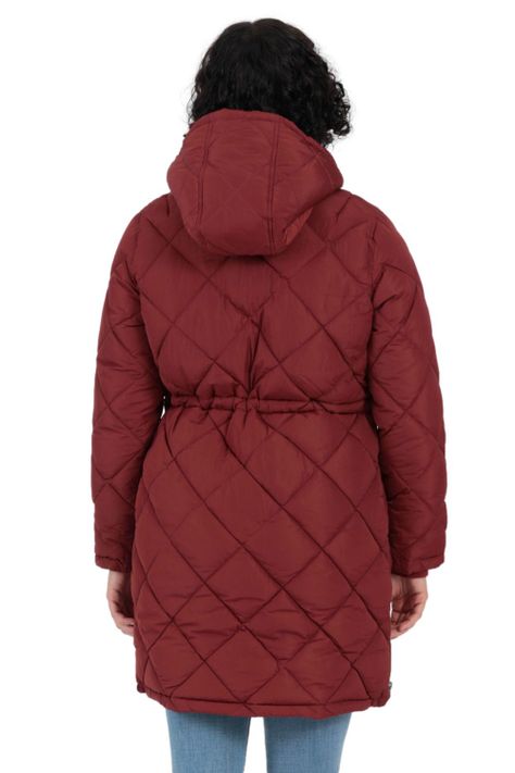 Chaqueta Mujer Parka Burdeo Chiporro Levis 59544-0171-2